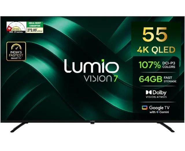 Lumio Vision 7 II (55 inches) 4K Ultra-HD Smart QLED Google TV @33,199