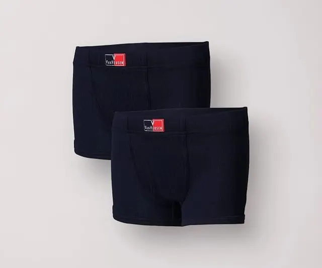 Van Heusen Boys Anti Bacterial Trunks - 100% Super Combed Cotton - Pack of 2 - Colour Fresh, Moistur