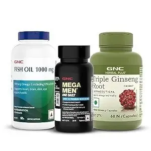 GNC Men's Energy, Immunity & Performance Trio | Multivitamin with 32 Premium Ingredients (30 Tablets