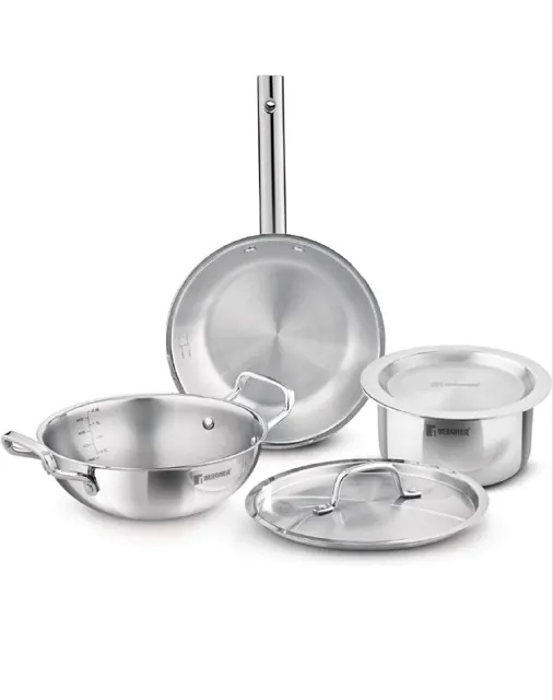 Bergner Triply 5 Pc Cookware Set @1187