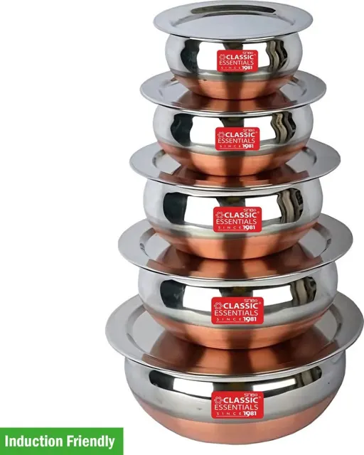 66% Off - Classic Steel Copper Base Hand Pack Of 10 At Rs.637