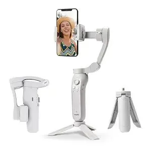 Digitek DSG-007F 3-Axis Smartphone Gimbal, Handheld Vlogging Stabilizer with 4 Creative Modes, Smoot