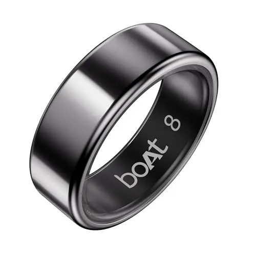 boAt SmartRing Active Plus, Auto HR, Sleep, SpO2, Stress & S...