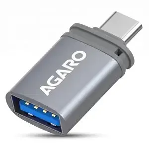 AGARO Blaze USB 3.0 to Type C OTG Adapter, Compatible with Thunderbolt to USB Adapter, Laptops Inclu