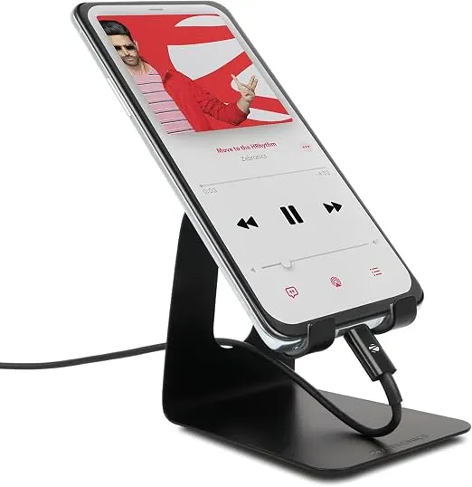 ZEBRONICS ZEB-MS10 Multipurpose Mobile/Tablet Stand with Supporting Device Up to 7 Inch, Metal Body,
