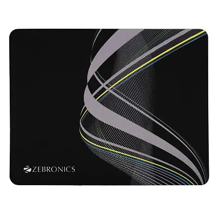 ZEBRONICS MSP-X1 Mouse Pad, for Speed and Precision Operation, Smooth Cloth Surface, Roll and Go, Op