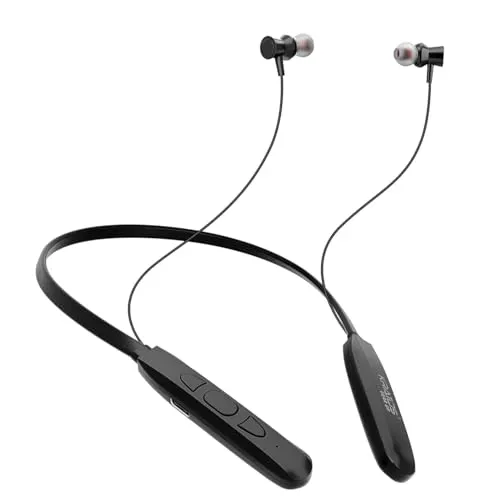 Kratos N1 Neckband Bluetooth Headphones with 30 Hours Playtime with 13mm Drivers, Rich Music Experie