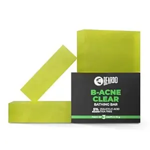 Beardo B- Acne Clear Soap for Men, 75g X 3 | With Tea Tree and Salicylic Acid | Clean Clear Skin | F