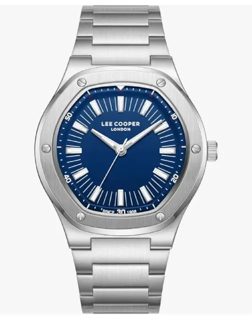 Lee Cooper Navy Round Dial Watch LC08145 390 @4,795