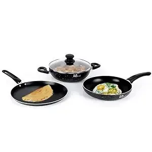 The Better Home Non Stick Induction Cookware (3mm Thickness)| Induction Utensils for Cooking |Non St