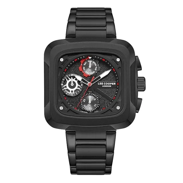 Lee Cooper Analog Black Square Dial Men's Watch - LC08013.650