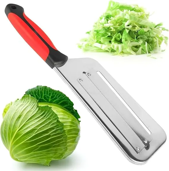 Multi-Functional Vegetable Peeler for Kitchen | SS Chopper with Handle | Double Blade for Fruits and