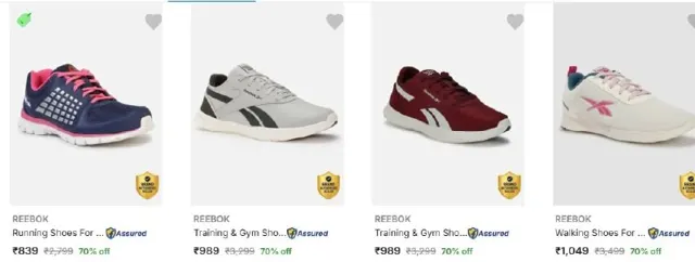 Minimum 70% Off - Women Shoes