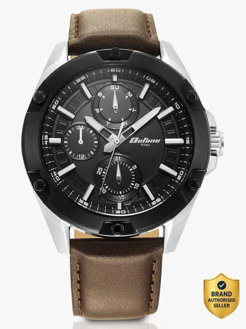 Titan Analog Watch, LeatherStrap At Rs.3,831 (Effective)